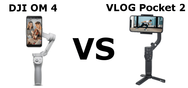 DJI OM 4 VS VLOG Pocket2の比較